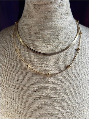 Solène Italyan-Dorika Ikili Kolye