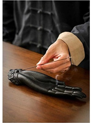 Mistik Figürlü Tütsülük  Dekoratif Tütsü Kabı + 1 Adet Tütsü Hediyeli  Meditasyon & Ev Dekorasyonu