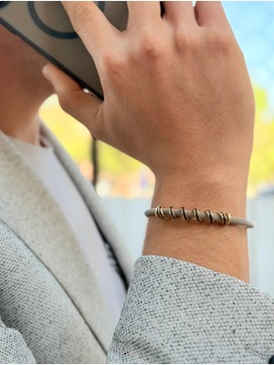 Yener Mücevher Lupo Altın Erkek Bileklik