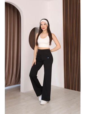 Kadın Renk Çeşitli Ispanyol Paça Esnek Yüksek Bel Toparlayıcı Tayt