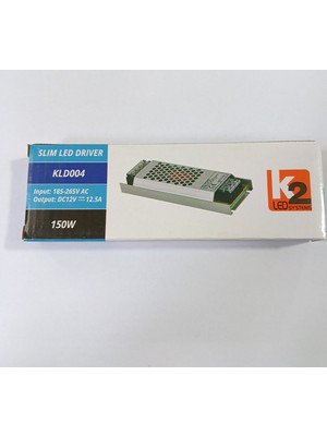 K2 150W 12.5A  Slım LED Trafosu