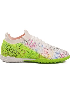 Ayk's Beyaz-Neon Yeşil Erkek Halısaha Ayakkabısı MH-252-153 M