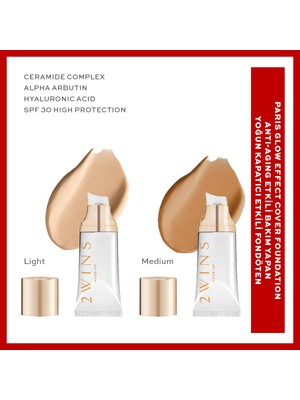 2Wins Paris Glow Effect Cover Foundation