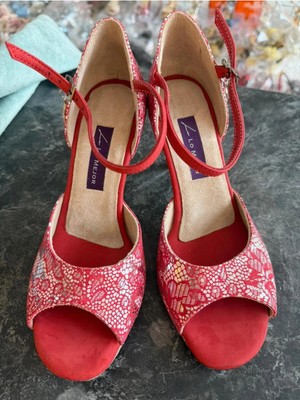 Lo Mejor Shoes “aşkın Nefesi ' Tango, Dans ve Salon Ayakkabısı 8,5 cm 13 Pont Koni Topuk Boyu Kapalı Topuk Abiye