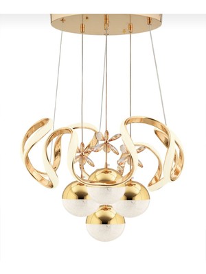 Gold Sarkıt LED Toplu Avize