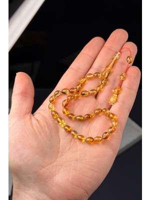 Tesbihkenti Bilek Boy Sistemli Arpa Kaya Damla Kehribar Tesbih