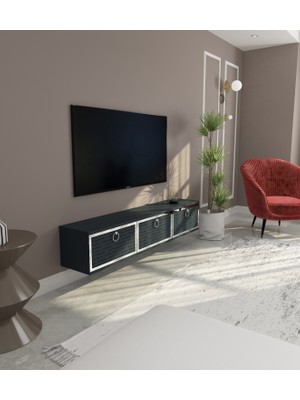 Morepp Rami 150 cm Duvara Monte Tv Sehpası