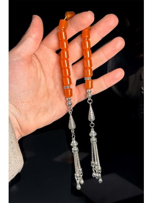 Tesbihkenti Uzun Boy Zar Kehribar Zaza Tesbih