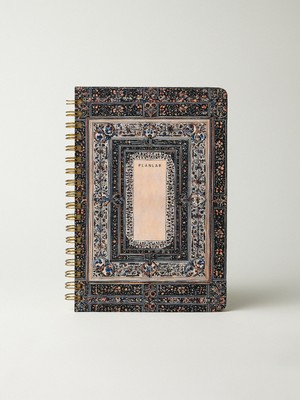 Minihol Kilm Spiralli Planlı Defter (16 x 24 Cm)