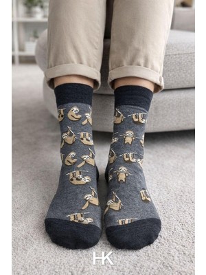Hk Sockss Hk Unisex 3'lü Çorap