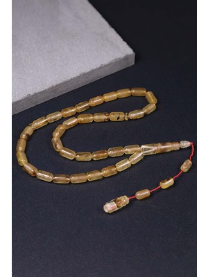 Tesbihkenti Kapsül Sistemli 2.Kalite İşçilik Kaya Damla Kehribar Tesbih