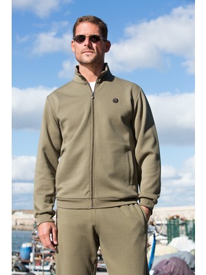 Masimar Erkek Kapüşonlu Tam Fermuarlı Sweatshirt Polar Hırka