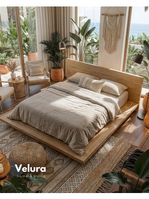 Velura Home & Living Voga Karyola- Naturel