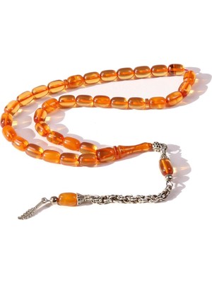 Tesbihkenti Kapsül Küçük Boy Ateş Kehribar Tesbih