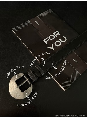 Fiori Oval Tokalı Kadın Pantolon Kemeri, Ceket Kemeri, Elbise Kemeri, Gömlek Kemeri