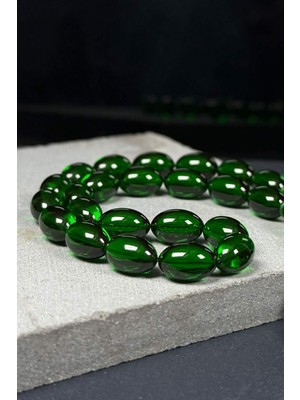 Tesbihkenti Mahmut Başkale Çalışma Yeşil Özel Döküm Ateş Tesbih