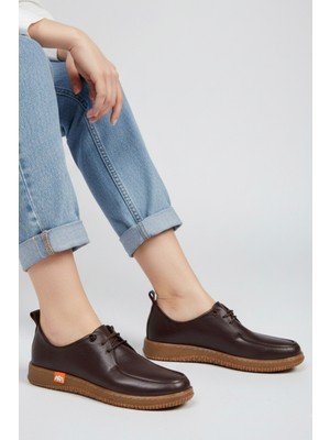 İskarpin Femi 731 Kadın Deri Lastikli Ayakkabı