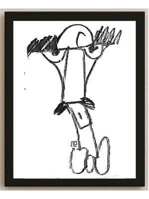 Karikatural Nezih Danyal Tipler Kişiye Özel Sertifikalı Sınırlı Fine Art Karikatür Baskı NTP00006