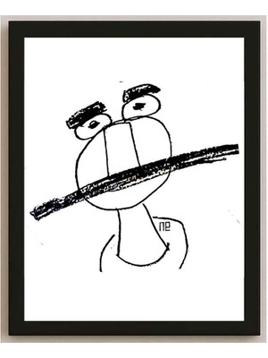 Karikatural Nezih Danyal Tipler Kişiye Özel Sertifikalı Sınırlı Fine Art Karikatür Baskı NTP00033