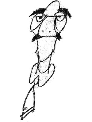 Karikatural Nezih Danyal Tipler Kişiye Özel Sertifikalı Sınırlı Fine Art Karikatür Baskı NTP00014