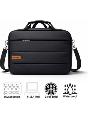 Microcase MacBook Pro 16 Inch M4 Pro / Max 2024 5 Bölmeli Darbelere Dayanıklı Tablet Notebook Macbook Evrak Çantası AL5497