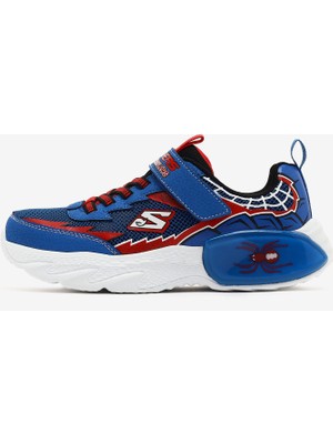 Skechers Creature-Crawlers Büyük Erkek Çocuk Mavi Spor Ayakkabı 402120L Blrd