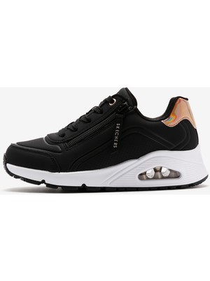 Skechers Uno Gen1 Büyük Kız Çocuk Siyah / Pembe Altin Sneakers 310554L Bkrg