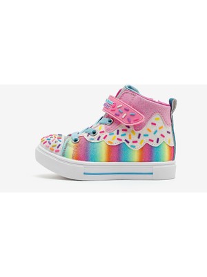 Skechers Twinkle Sparks - Sprinkle Par Küçük Kız Çocuk Çok Renkli Işıklı Spor Ayakkabı 314820N Mlt