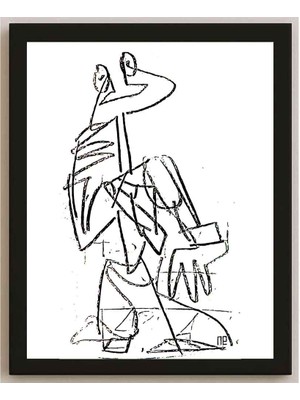 Karikatural Nezih Danyal Tipler Kişiye Özel Sertifikalı Sınırlı Fine Art Karikatür Baskı NTP00035