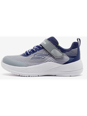 Skechers Microspec Advance Küçük Erkek Çocuk Mavi Spor Ayakkabı 403926N Nvlg