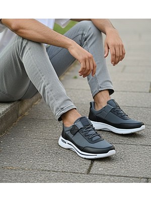 KAFKASLAR AYAKKABI Ortopedik Lastikli Kullanım Hava Alan Günlük Erkek Spor Ayakkabı