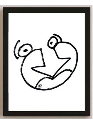 Karikatural Nezih Danyal Tipler Kişiye Özel Sertifikalı Sınırlı Fine Art Karikatür Baskı NTP00031