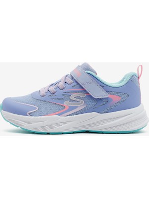 Skechers Microspec Tread Büyük Kız Çocuk Açık Gri/çok Renkli Spor Ayakkabı 303882L Pwmt
