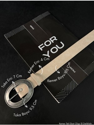 Fiori Oval Antik Tokalı Kadın Pantolon Kemeri, Ceket Kemeri, Gömlek Kemeri, Elbise Kemeri