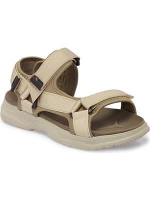 Tergan Haki Vegan - Tekstil Erkek Sandalet - E25Y1SN57400-N5P