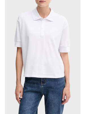 Armani Exchange Pamuklu Relaxed Fit Kısa Kollu Polo Bayan Polo XW000887 AF10819 U0002