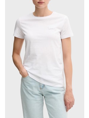 Armani Exchange Pamuklu Regular Fit Logolu Bisiklte Yaka T Shirt Bayan T Shirt XW000831 AF10356 U0002