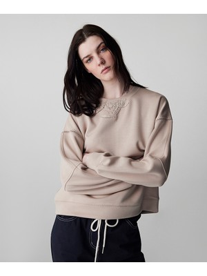 İpekyol Aplikeli sweatshirt IS1260091016003