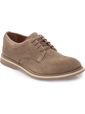 Tergan Bej Hakiki Süet Deri Erkek Casual Ayakkabı - E25I1AY57307-B79