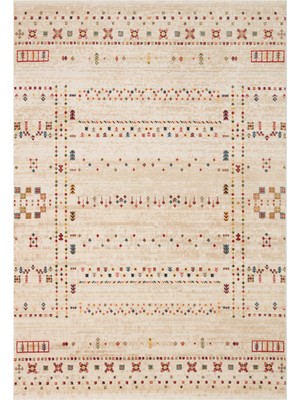 Cool Halı Anka Krem Rengi Bohem Rustik Klasik 4 Mevsim Yumuşak Makine Dokuma Salon Oturma Odası Ev Oda Halısı