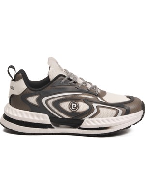 Pierre Cardin Beyaz-Füme Tekstil Erkek Spor Ayakkabı PCI-11616 M