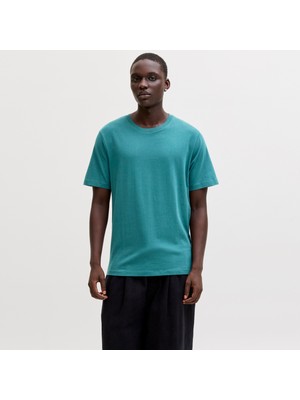 Jack & Jones Erkek Bisiklet Yaka Basic Tisört - Organic