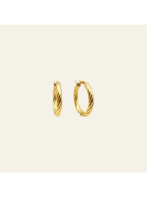 Roven Mücevher Altın Halka Küpe