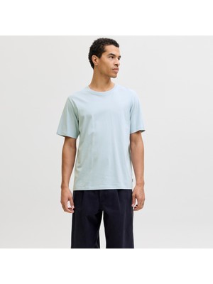 Jack & Jones Erkek Bisiklet Yaka Basic Tisört - Organic