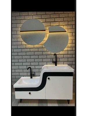 Adnan Mobilya Abdest Lavabo//zlavabo/çocuk Yaşlı Engelli Lavabosu 115 X45 cm Sol