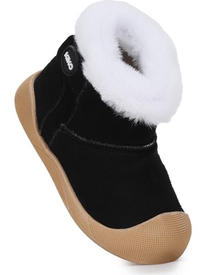 Kiko Kids Liplan Cırtlı Termo Taban Kız Bebek Bot Ayakkabı