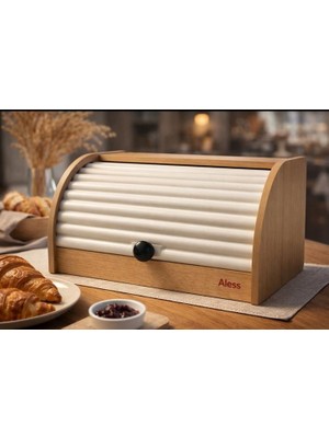 Aless Bamboo Ekmek Kutusu 35CM