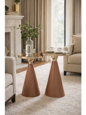 Valda 2 Li Kahve Üstü Gold Zigon