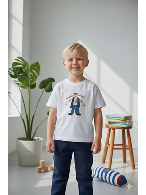 Monila Erkek Çocuk Baskılı Pamuklu Bisiklet Yaka Altüst Takım