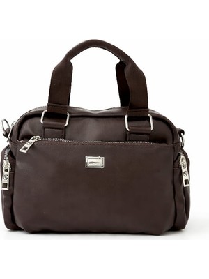 Sanmorris Kadın Çok Gözlü Ayarlanabilir Çapraz Askılı El ve  Omuz Çantası